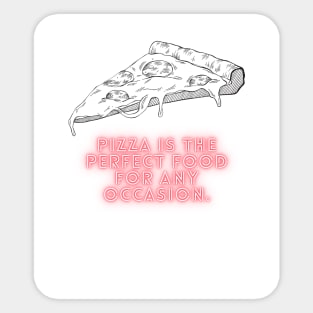 Pizza Love: Inspiring Quotes and Images to Indulge Your Passion 24 Sticker